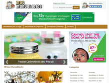 Tablet Screenshot of masmanualidades.com